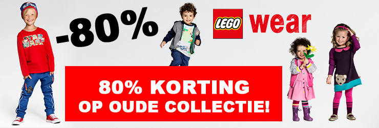LEGOwear met 80% korting!