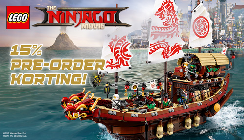 Pre-Order Korting The LEGO Ninjago Movie Sets